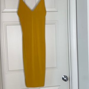 Mustard Midi Dress